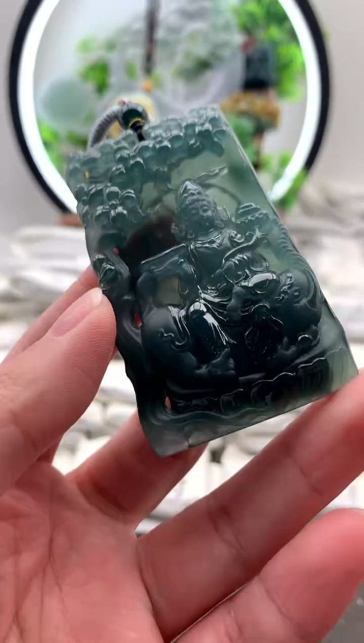 【闪购商品】翡翠颈饰未镶嵌普贤