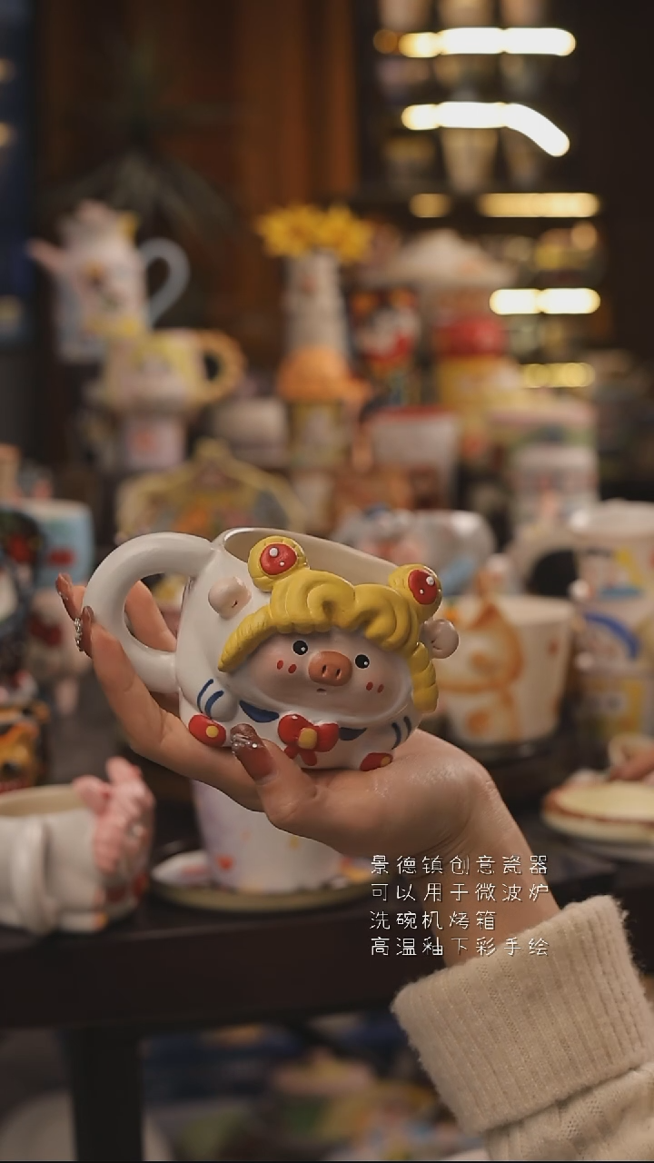 景德镇釉下彩绘设计师款式陶瓷