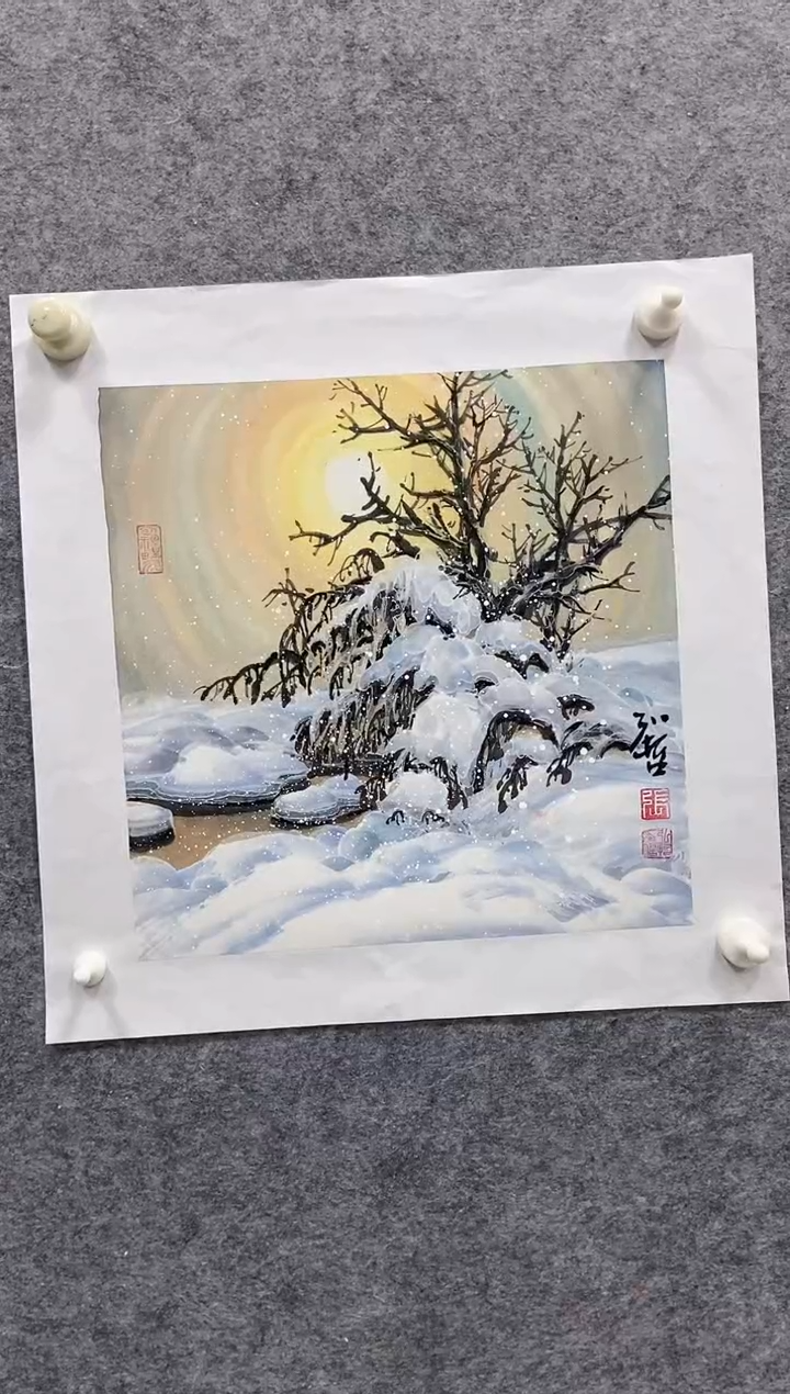 【闪购商品】国画张一哲老师国画作品19