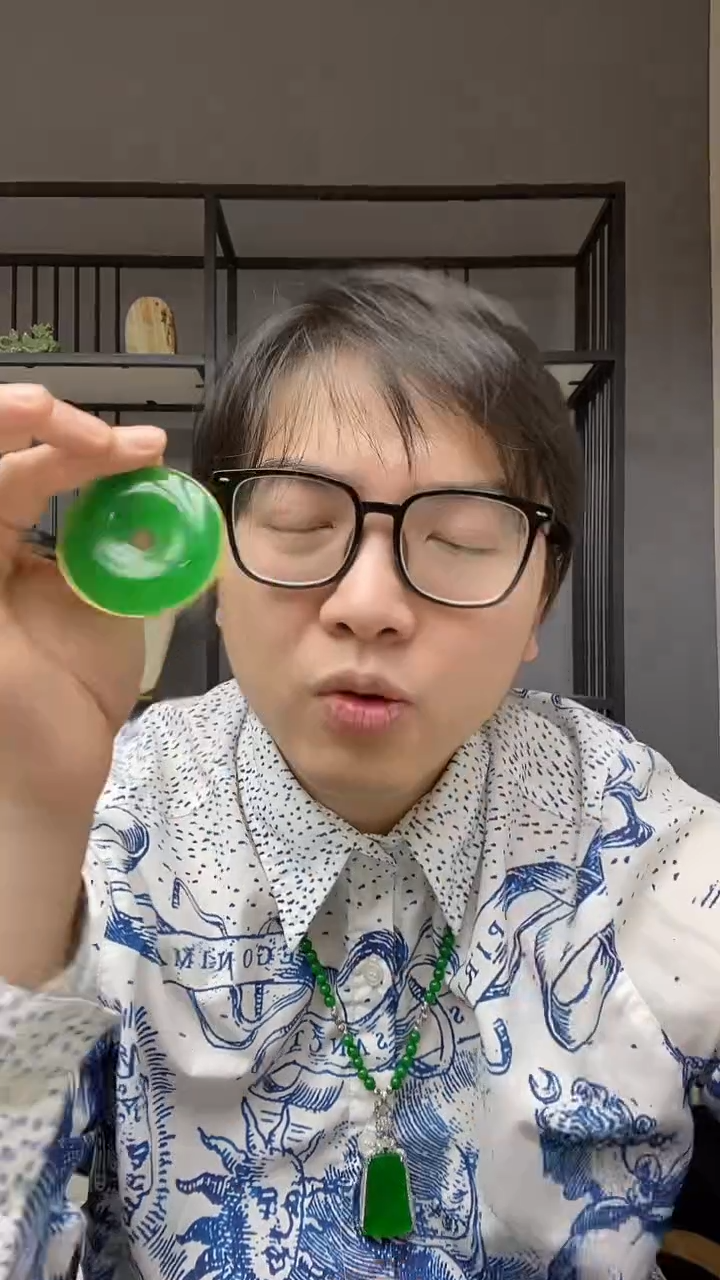 【闪购商品】翡翠颈饰合金平安扣55