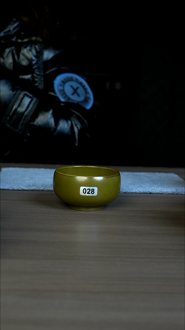 【闪购商品】杯028号茶叶末带足禅定杯