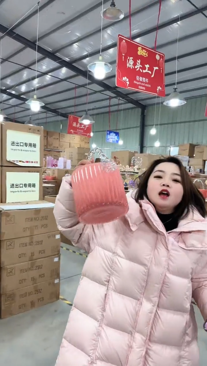 【闪购商品】玻璃于清花器A-早39