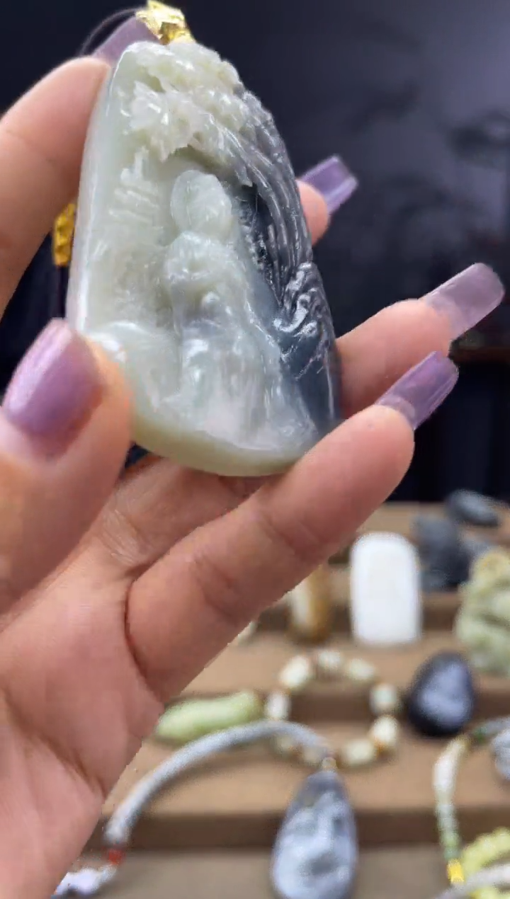 颈饰未镶嵌和田玉1