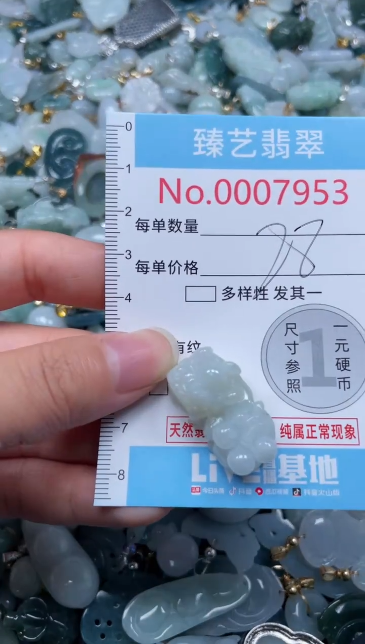 颈饰未镶嵌翡翠7953