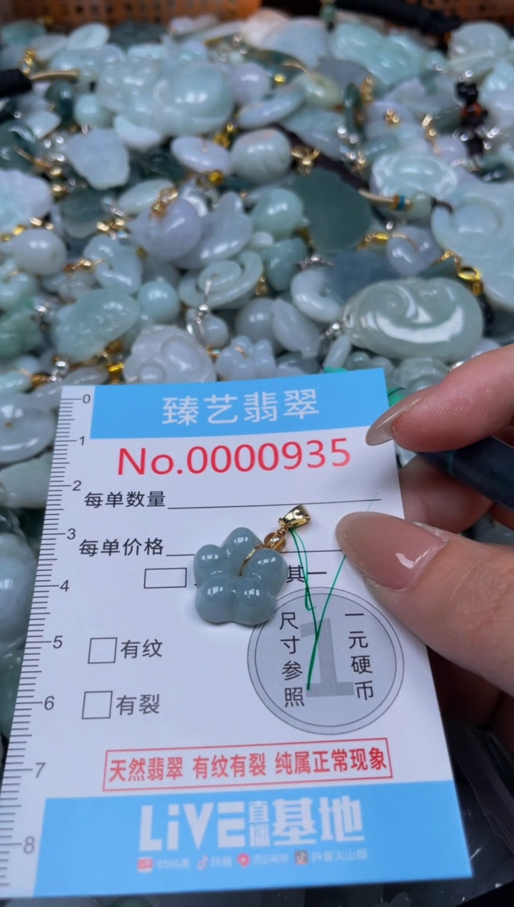 颈饰未镶嵌翡翠935