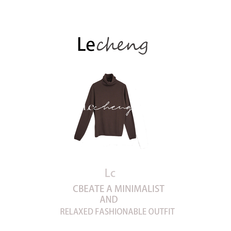Lecheng100绵羊毛羊毛衫高领