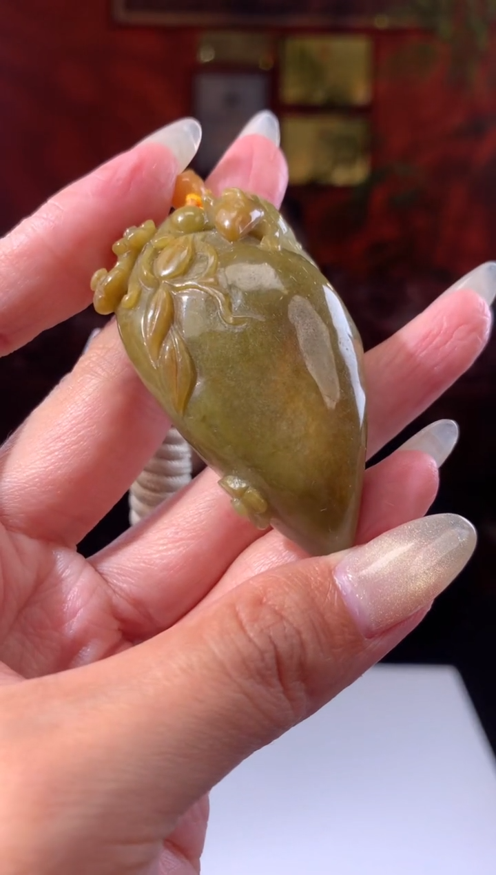 【闪购商品】定制翡翠未镶嵌挂件发货（拍一发一）