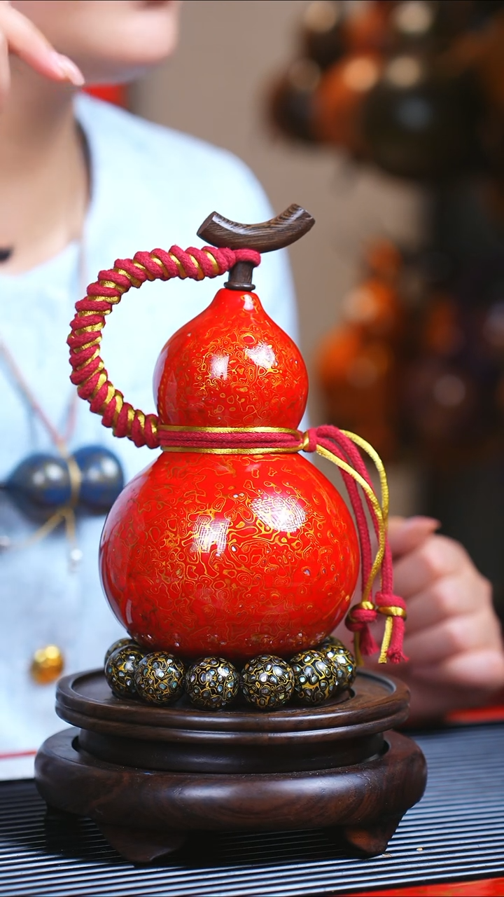 【闪购商品】JL144迎元宵臻选大漆酒葫芦