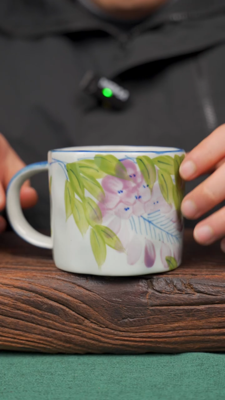 【闪购商品】瓷片63景德镇杯釉下手工手绘瓷器