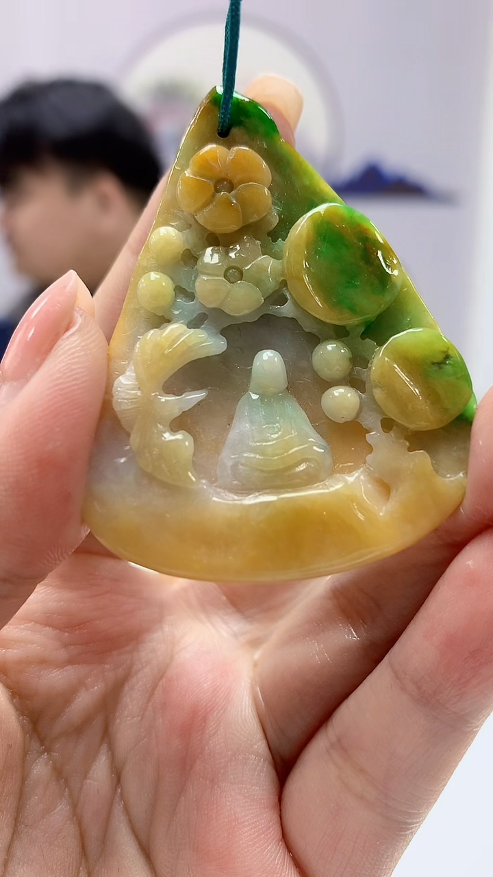 【闪购商品】定制翡翠未镶嵌5060ms-毛货28悟道