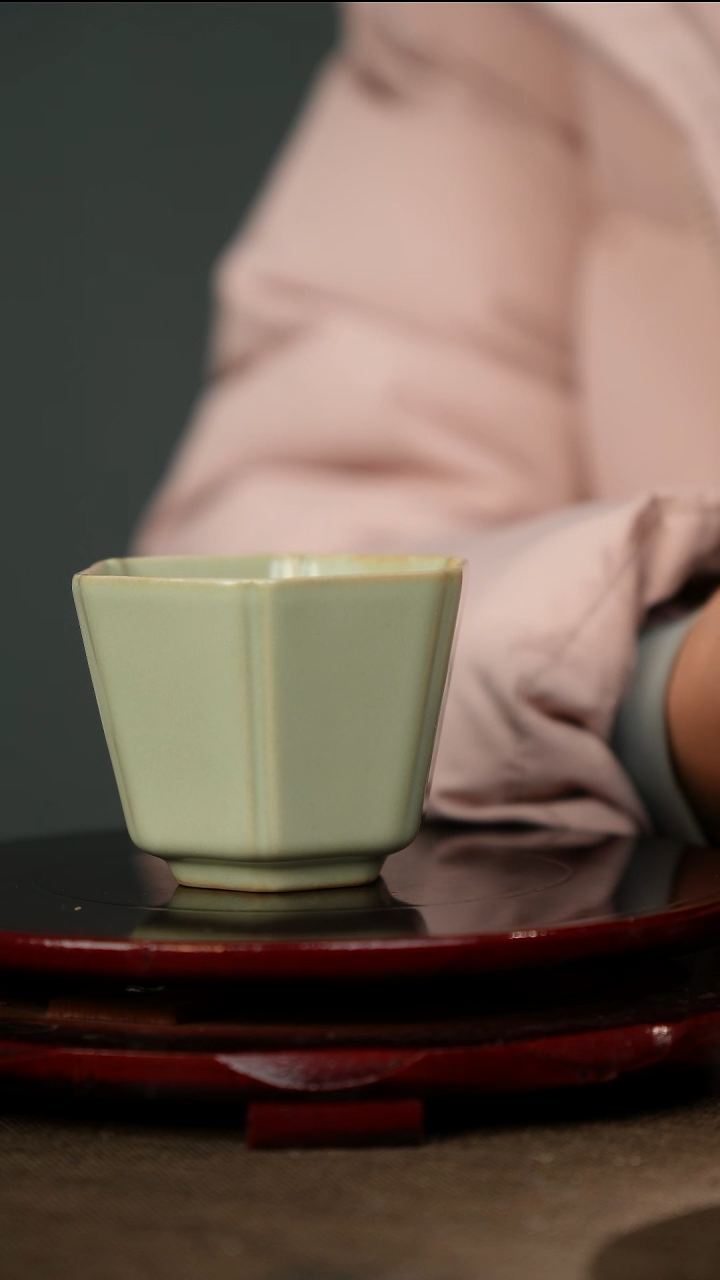 全品 粉青 六方   