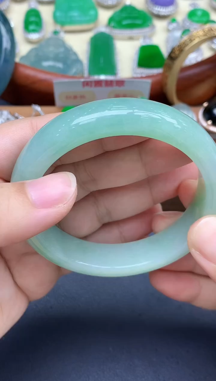 未镶嵌手镯翡翠574-中国好珍宝