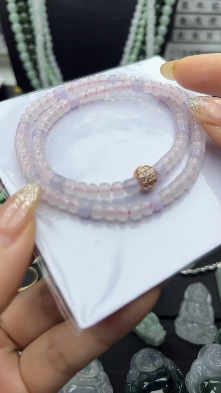 颈饰未镶嵌翡翠玉珠