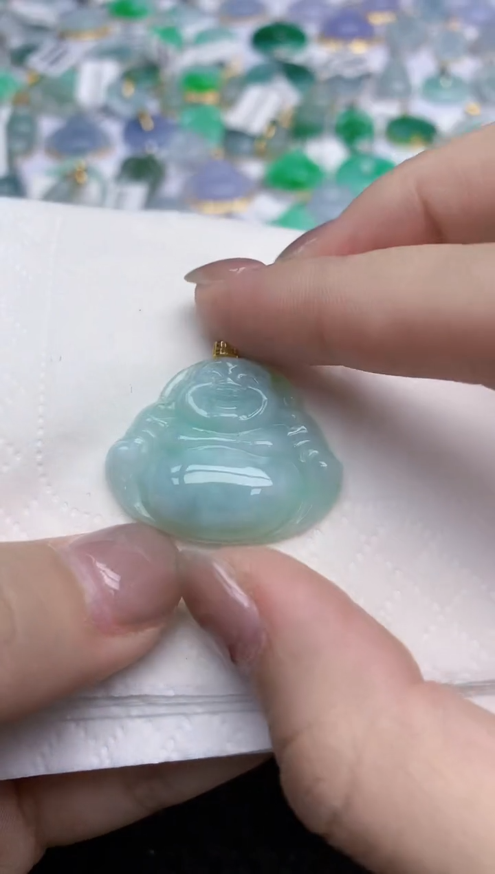 【闪购商品】翡翠颈饰未镶嵌天然翡翠A货