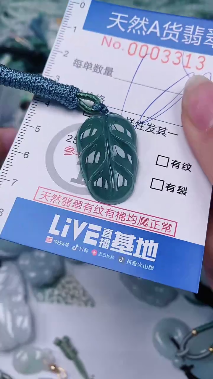 【闪购商品】翡翠颈饰未镶嵌00003313