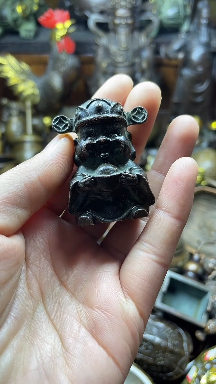 闪购链接，点击下单，有运费险，铜摆件