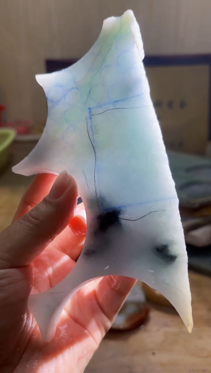 未镶嵌挂件翡翠A货常星2934