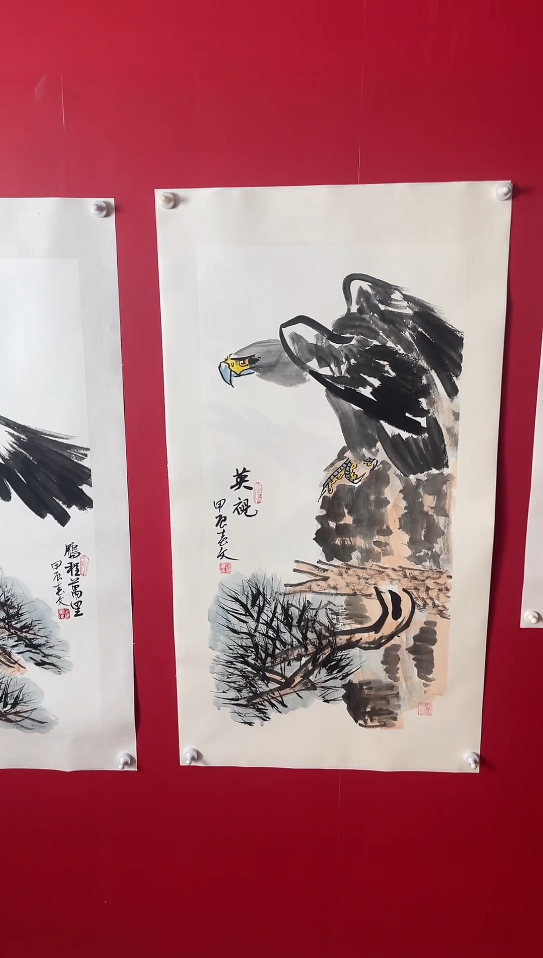 绘画徐老师作品。英视