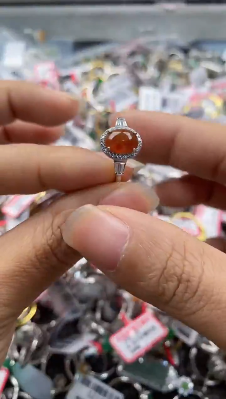 银S925镶嵌戒指翡翠111                8