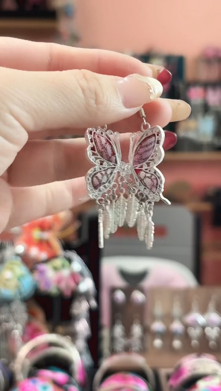 织绣艺枝独绣手工饰品134
