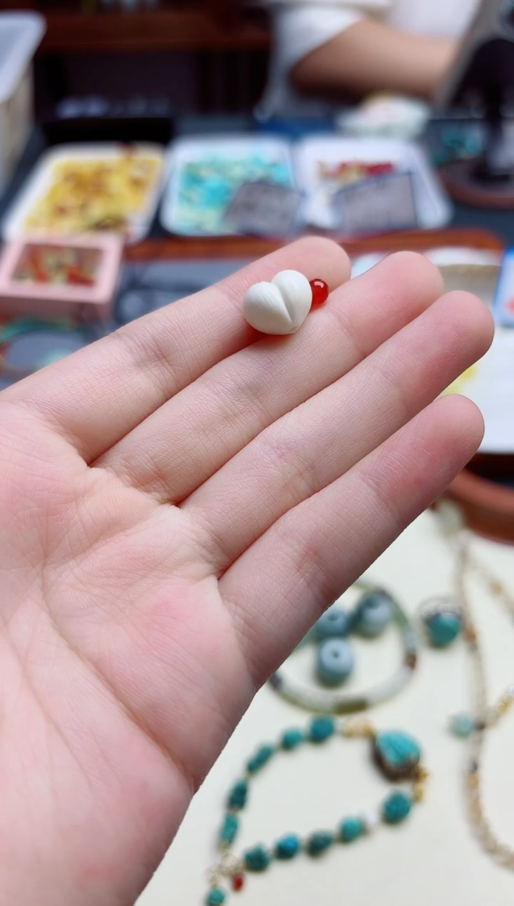 玛瑙/玉髓配饰未镶嵌玛瑙心配饰*1 XD