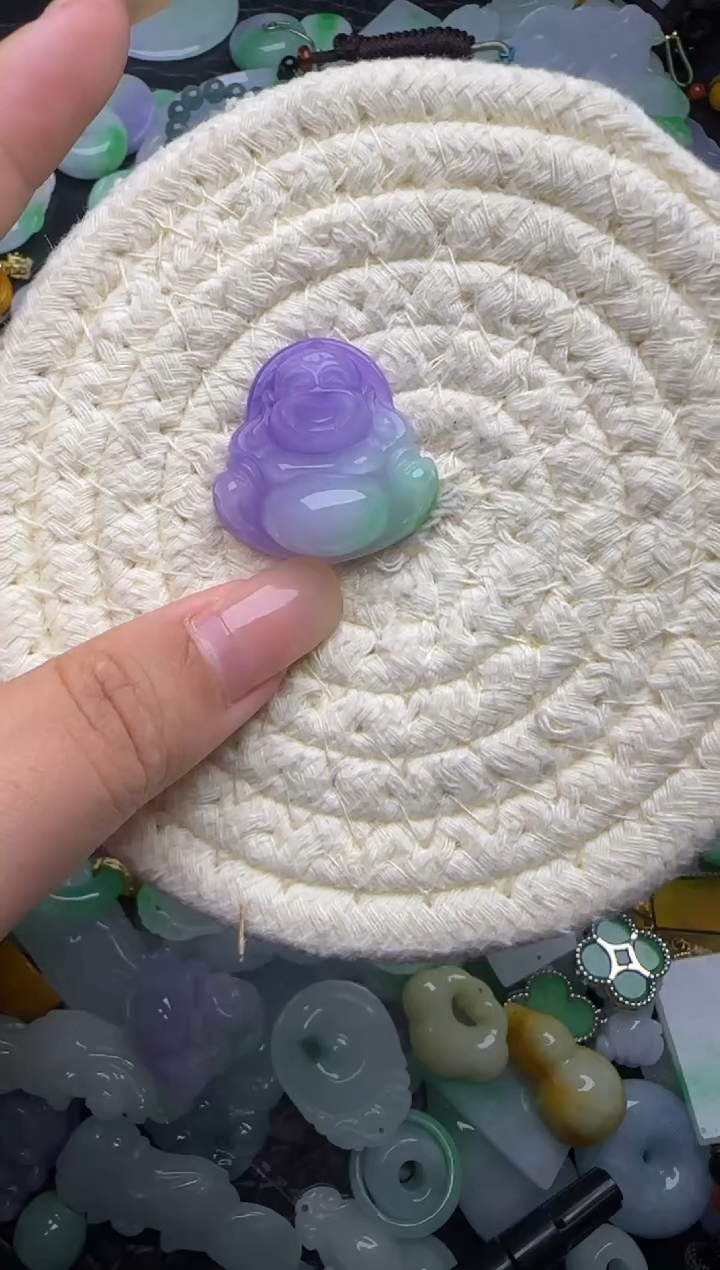 翡翠未镶嵌颈饰天然缅甸翡翠吊坠