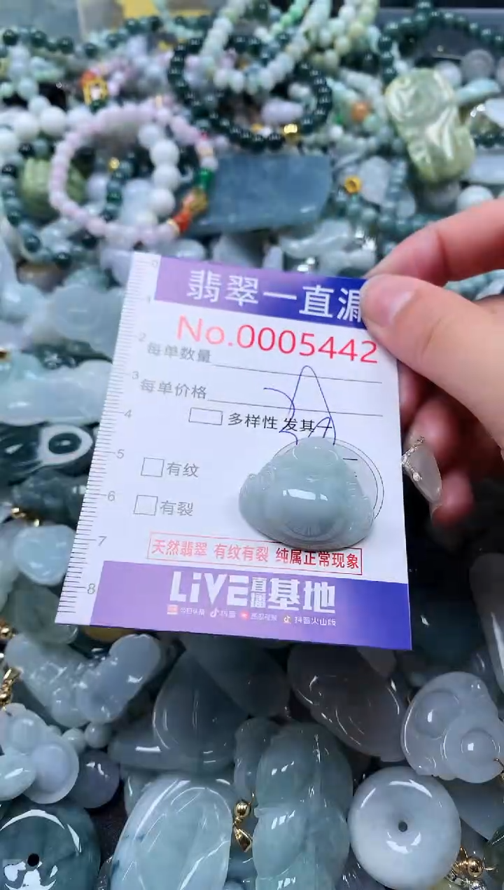 【闪购商品】翡翠吊坠(不含链)未镶嵌5442
