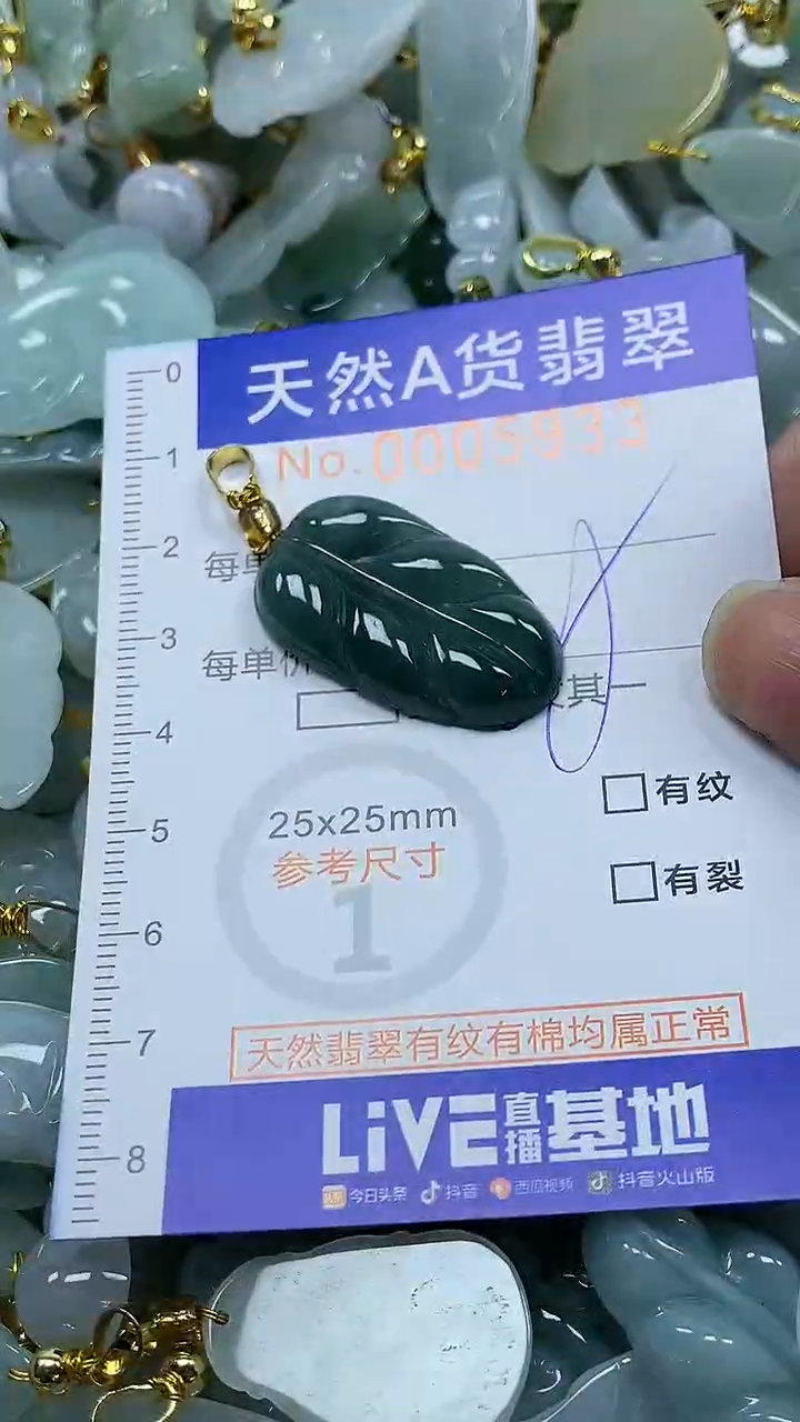 颈饰未镶嵌翡翠纯天然a货翡翠