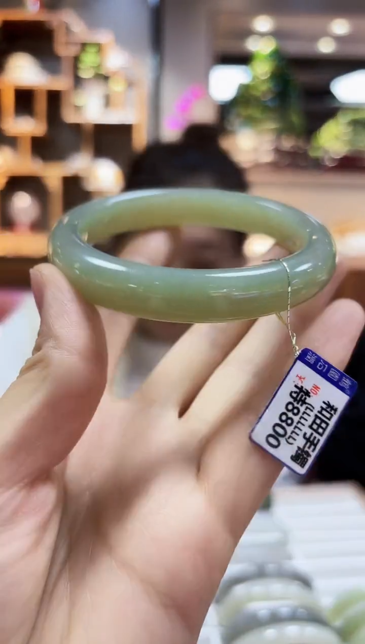 【闪购商品】和田玉60.3未镶嵌手镯