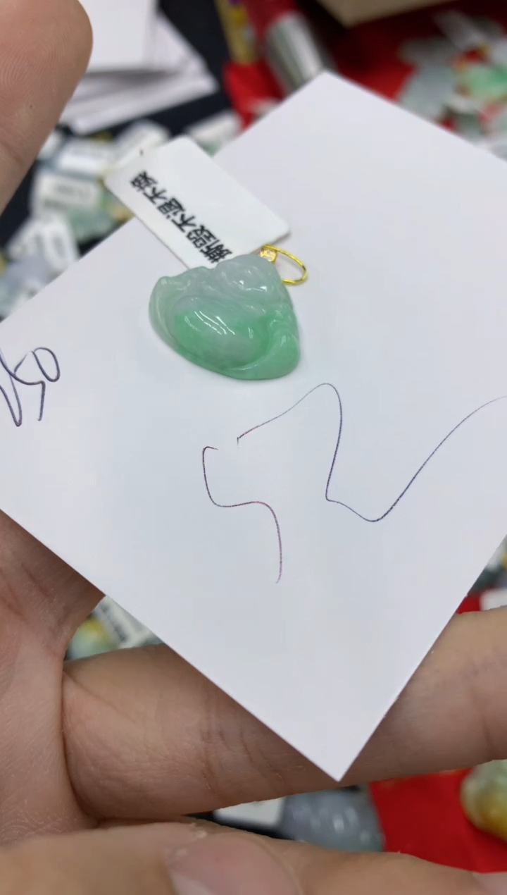 【闪购商品】翡翠颈饰18K金镶嵌号链接1111111111