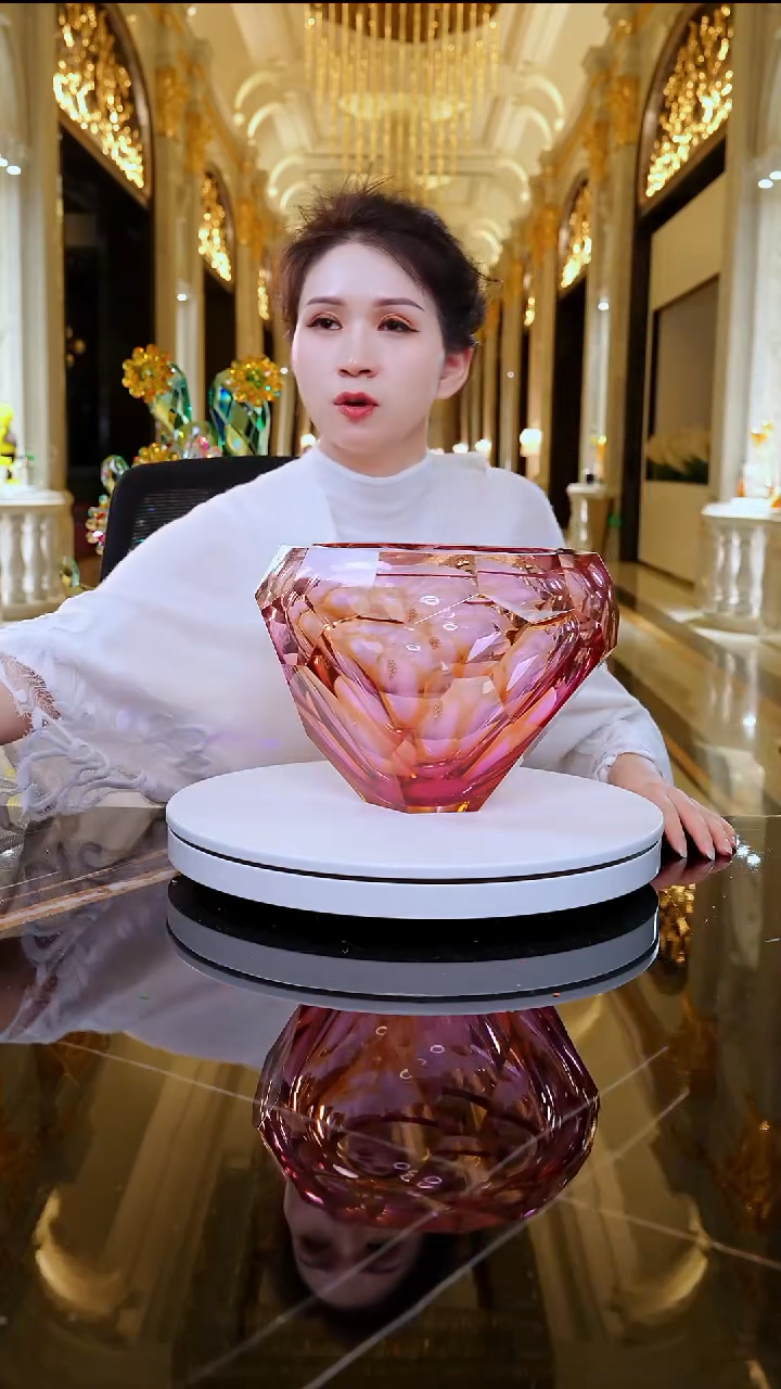 摆件YB00017琉璃艺术果碗