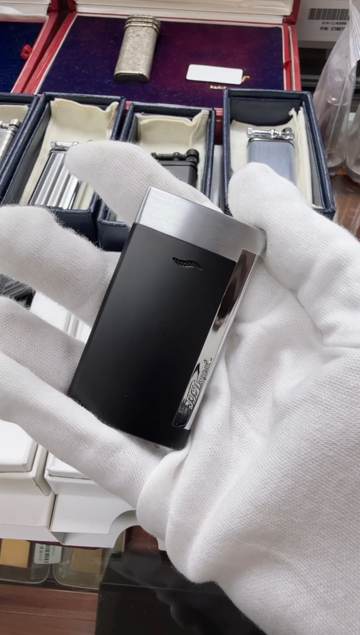 纯铜14 都家S7防风 磨砂黑银