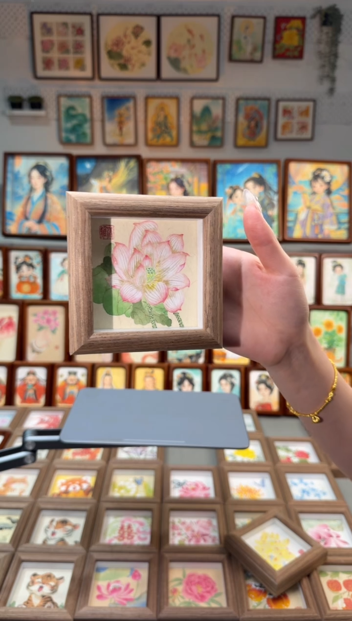 国画小荷花 福利 手绘国画11