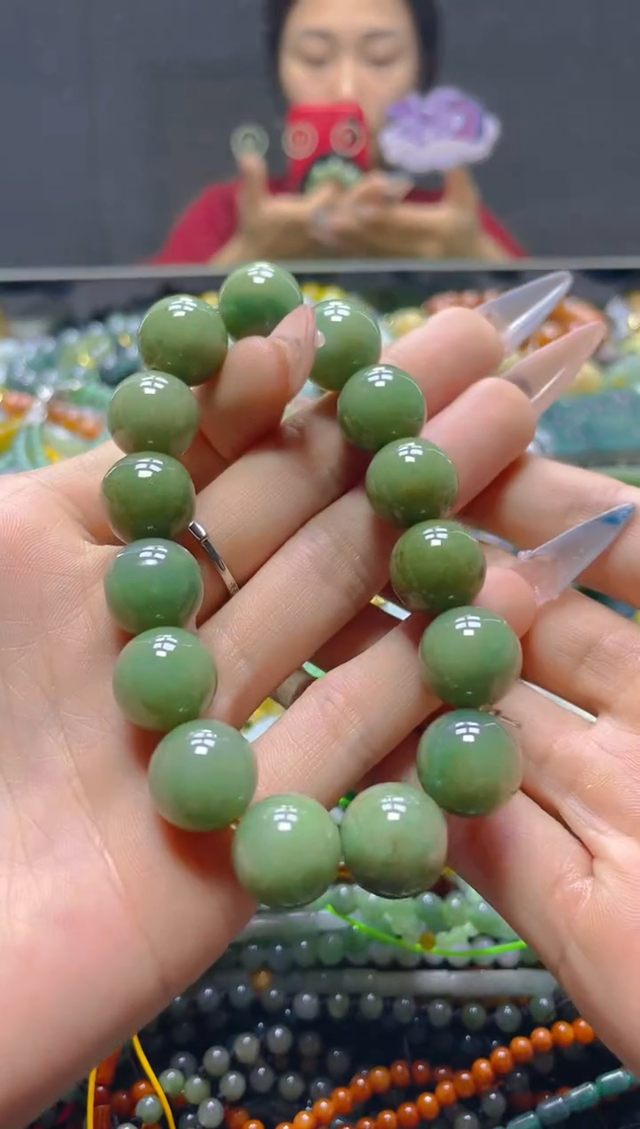 颈饰未镶嵌翡翠13MM