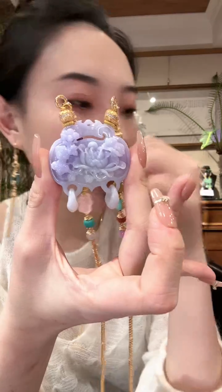 【闪购商品】翡翠颈饰未镶嵌国风