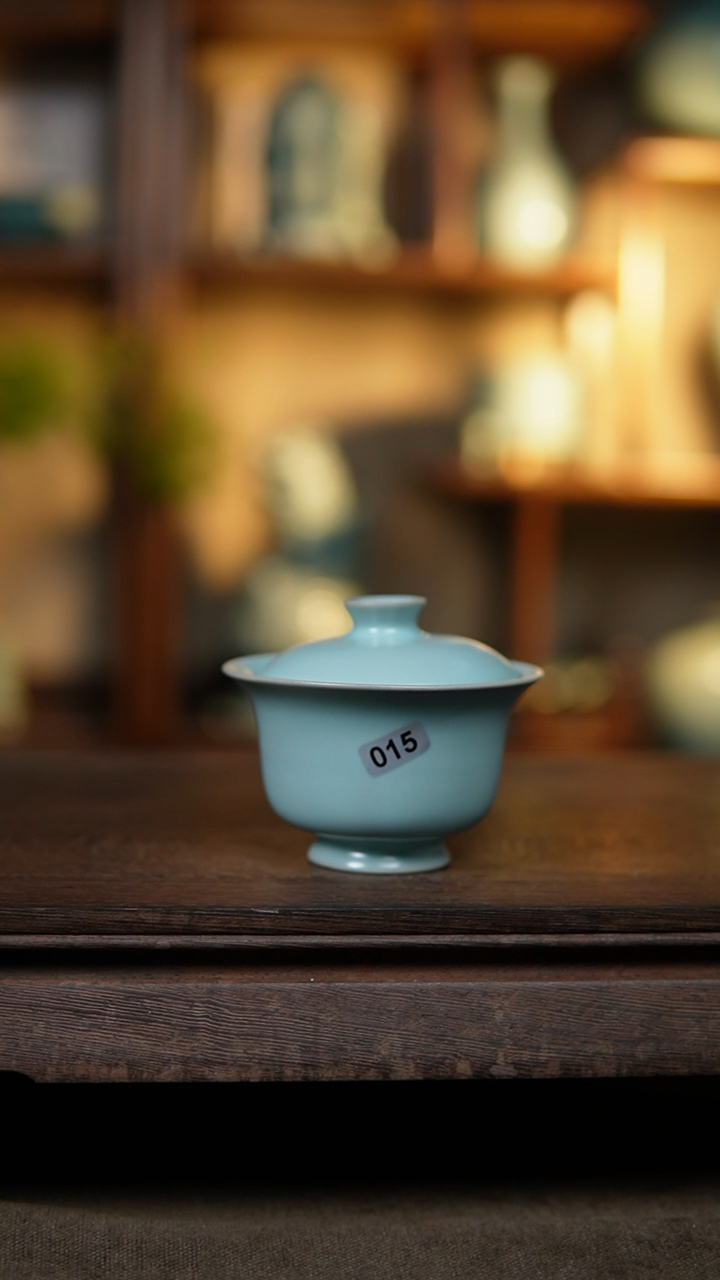 【闪购商品】杯仿古宋臻釉两才元宝大瑕015