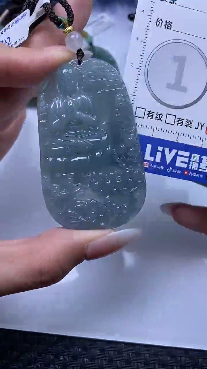 【闪购商品】翡翠颈饰未镶嵌A货翡翠1958