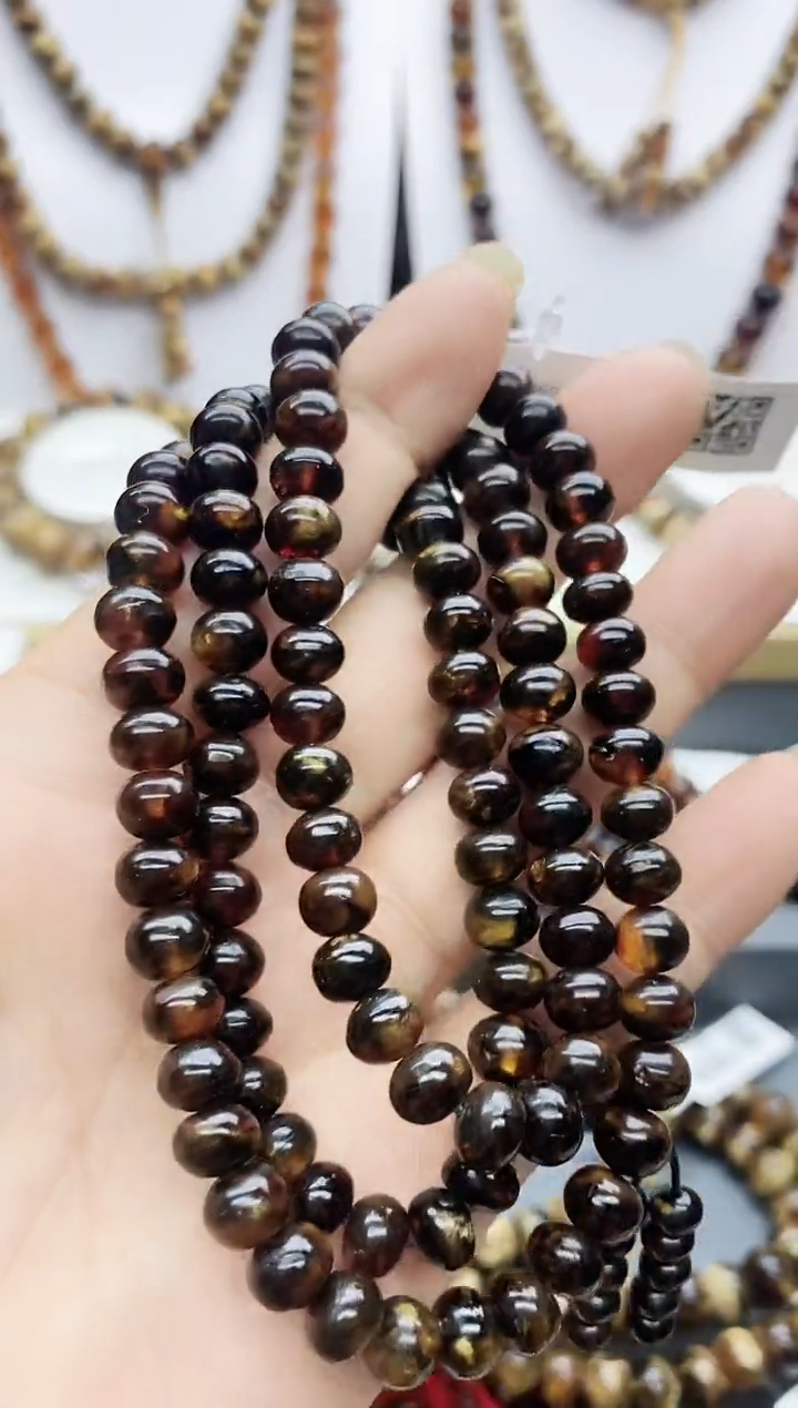 【闪购商品】琥珀颈饰未镶嵌7琥珀