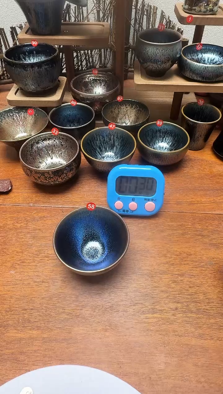 茶盏一****然58号建盏工匠茶器