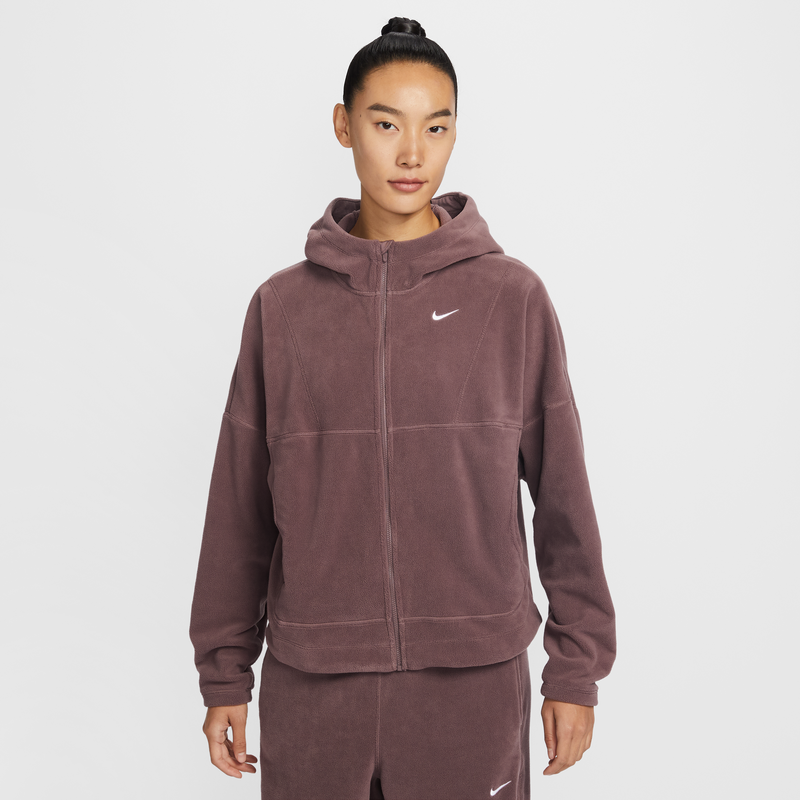 耐克女子保暖训练上衣冬季新款摇粒绒Nike One Therma-FIT HV3699