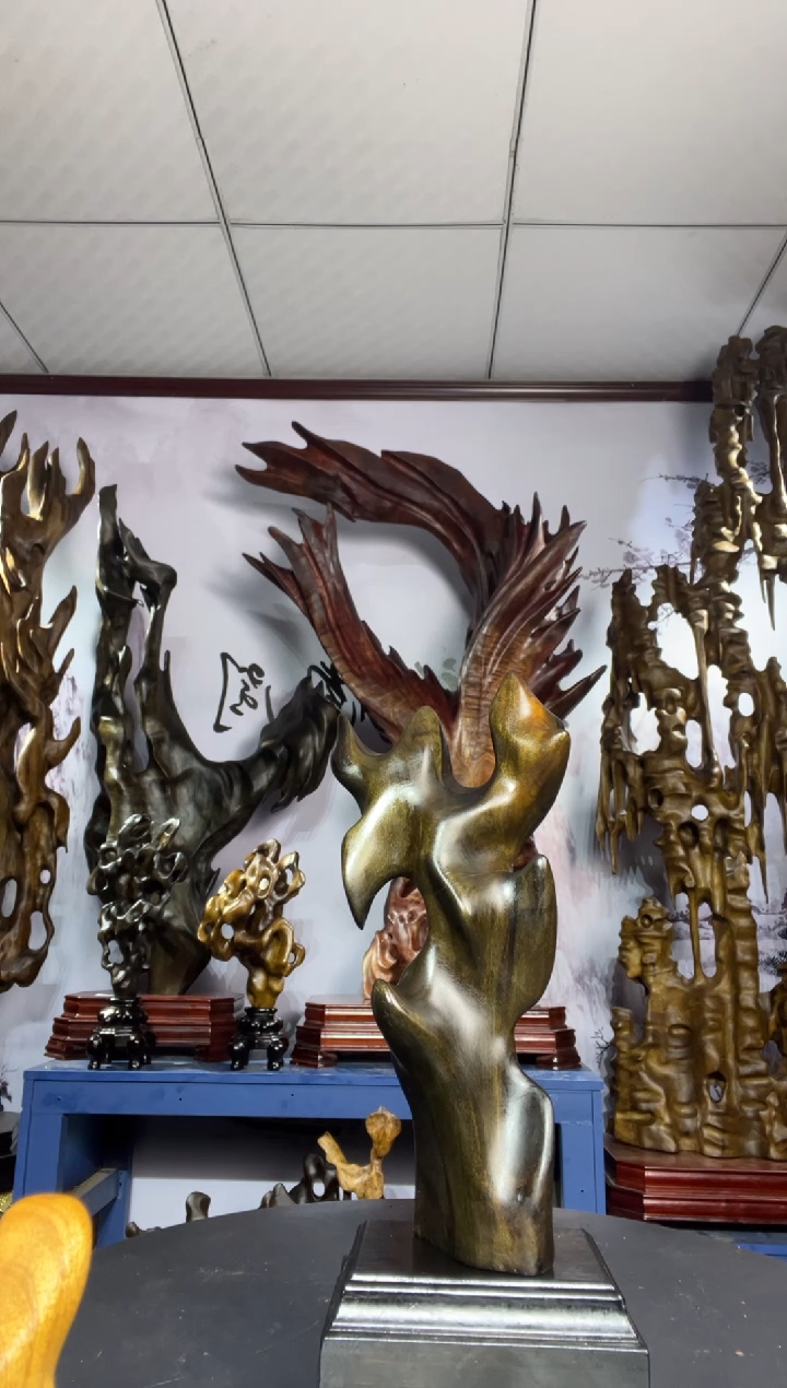 金丝楠木雕款G*金丝楠木工艺品摆件