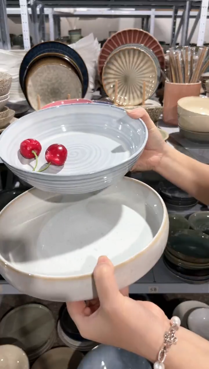 【闪购商品】瓷片外贸尾货瑕疵满20包邮X2 深盘组合