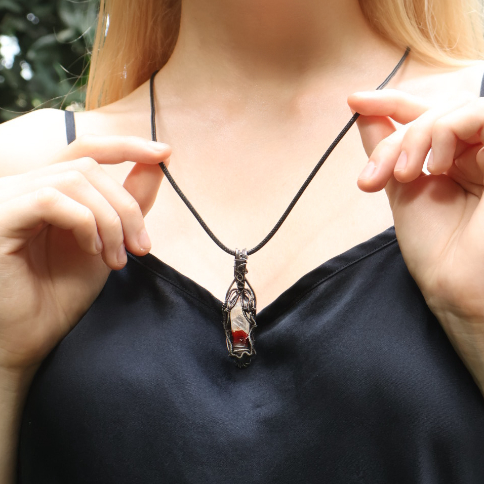 黄铜项链 【龙炁觉醒】原创原石项链