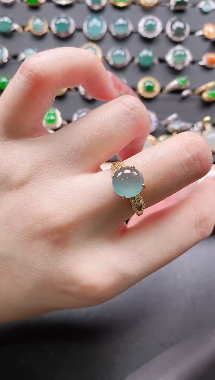 【闪购商品】翡翠戒指银S925镶嵌11111111