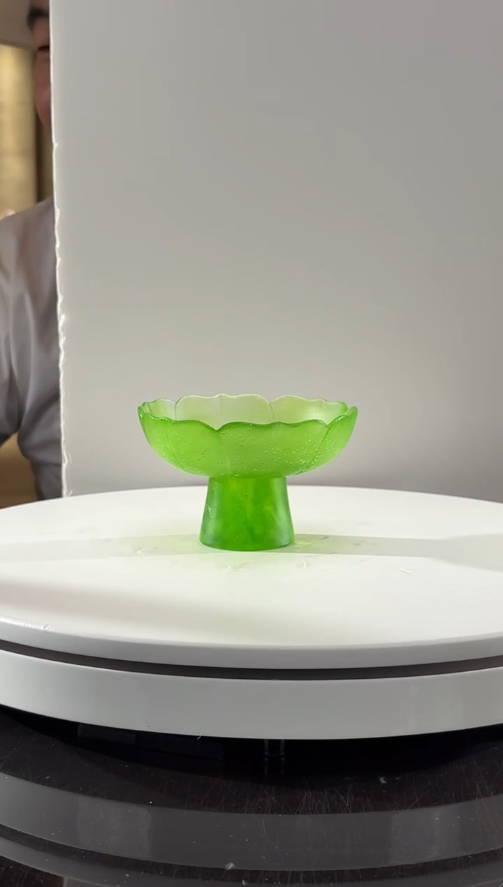 摆件祖母绿晨露坚果碟