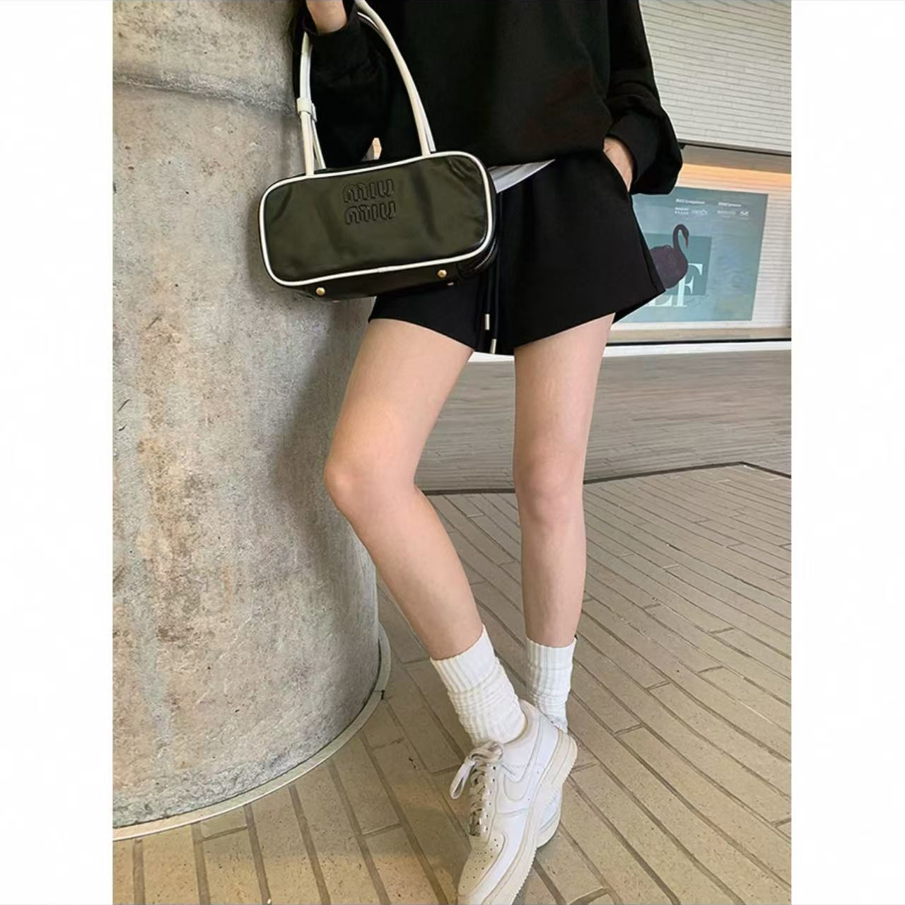 TY/-时尚百搭简约短裤*As b26