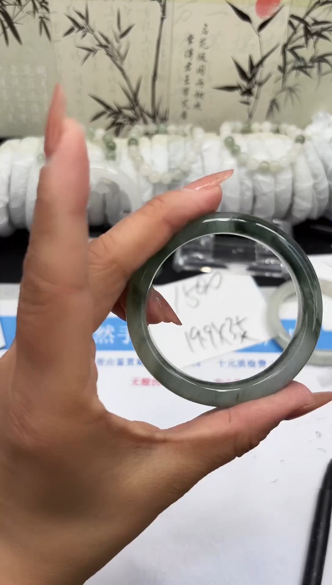 未镶嵌手镯石英质玉A221-51/52/53