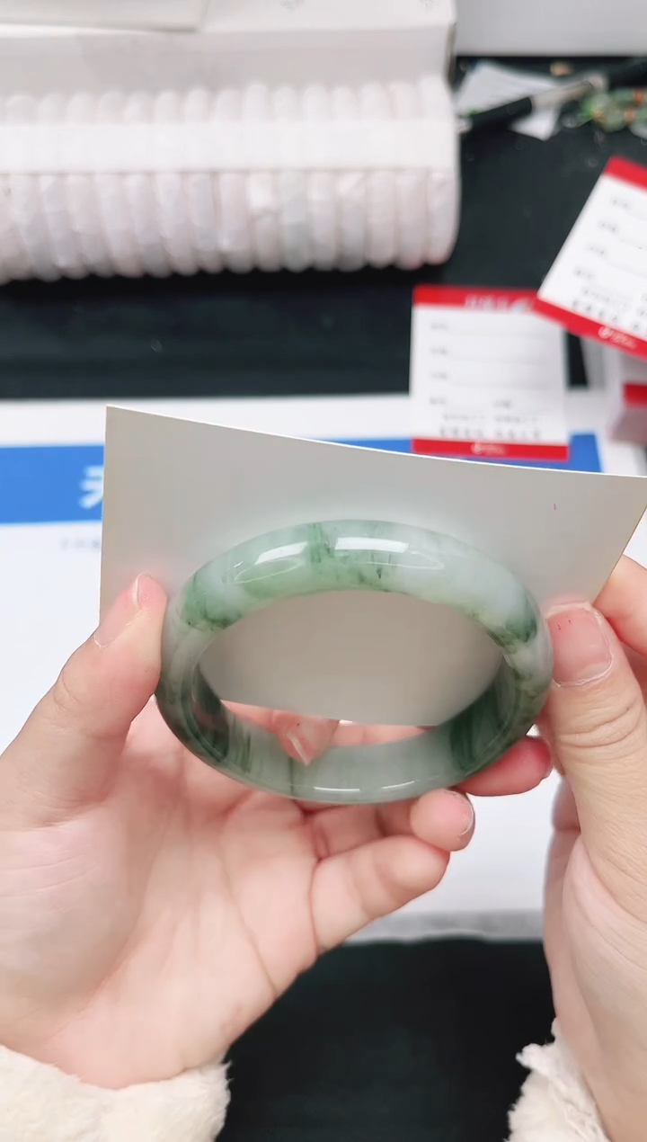 未镶嵌手镯石英质玉43-54