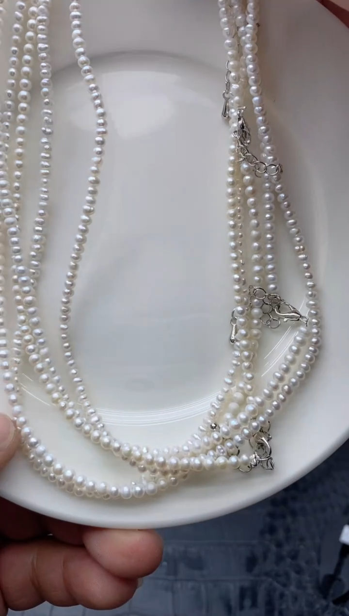 【闪购商品】淡水珍珠颈饰未镶嵌0021