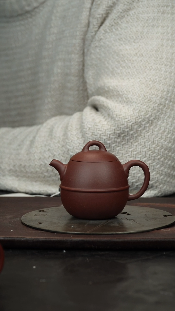 【闪购商品】紫砂茶壶束腰龙蛋